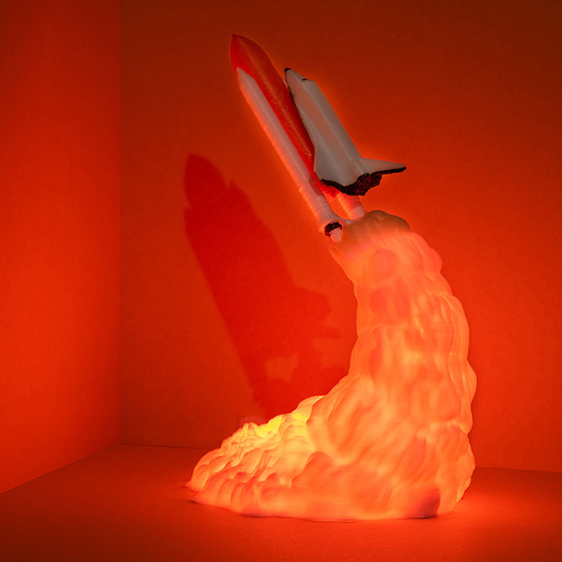 Floating Nightstand With Led Light - Lampada da tavolo a LED con