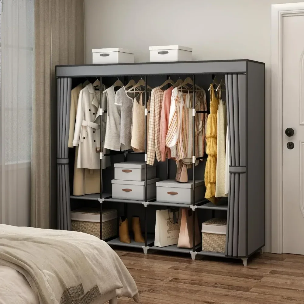 Armadio Portatile da 67 Pollic - Wardrobe Closet Portable Fabric Cover recensione e prezzo