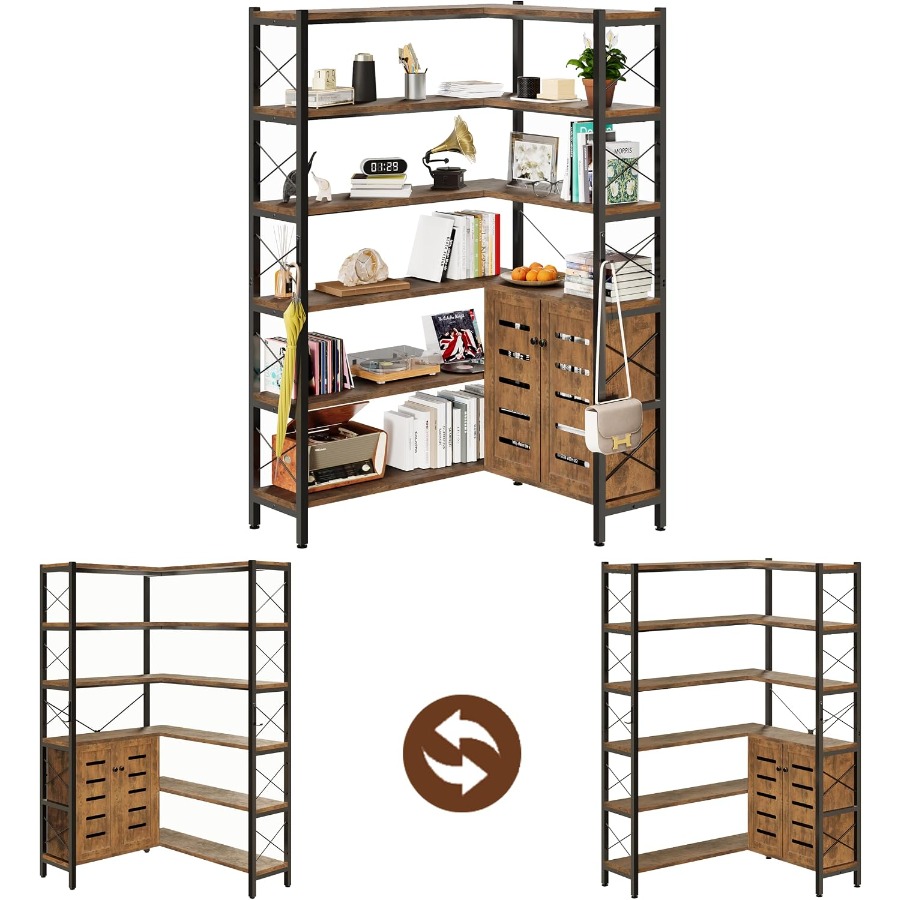 Libreria angolare a 6 ripiani  - Storage recensione e prezzo