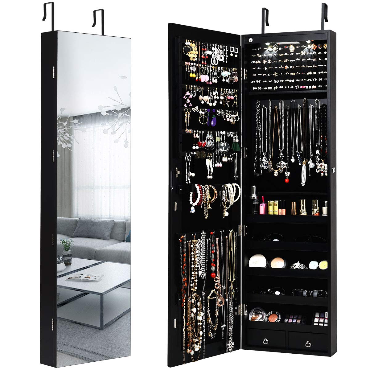 Armadio per gioielli da parete - Full Length Mirror Jewelry Armoire recensione e prezzo