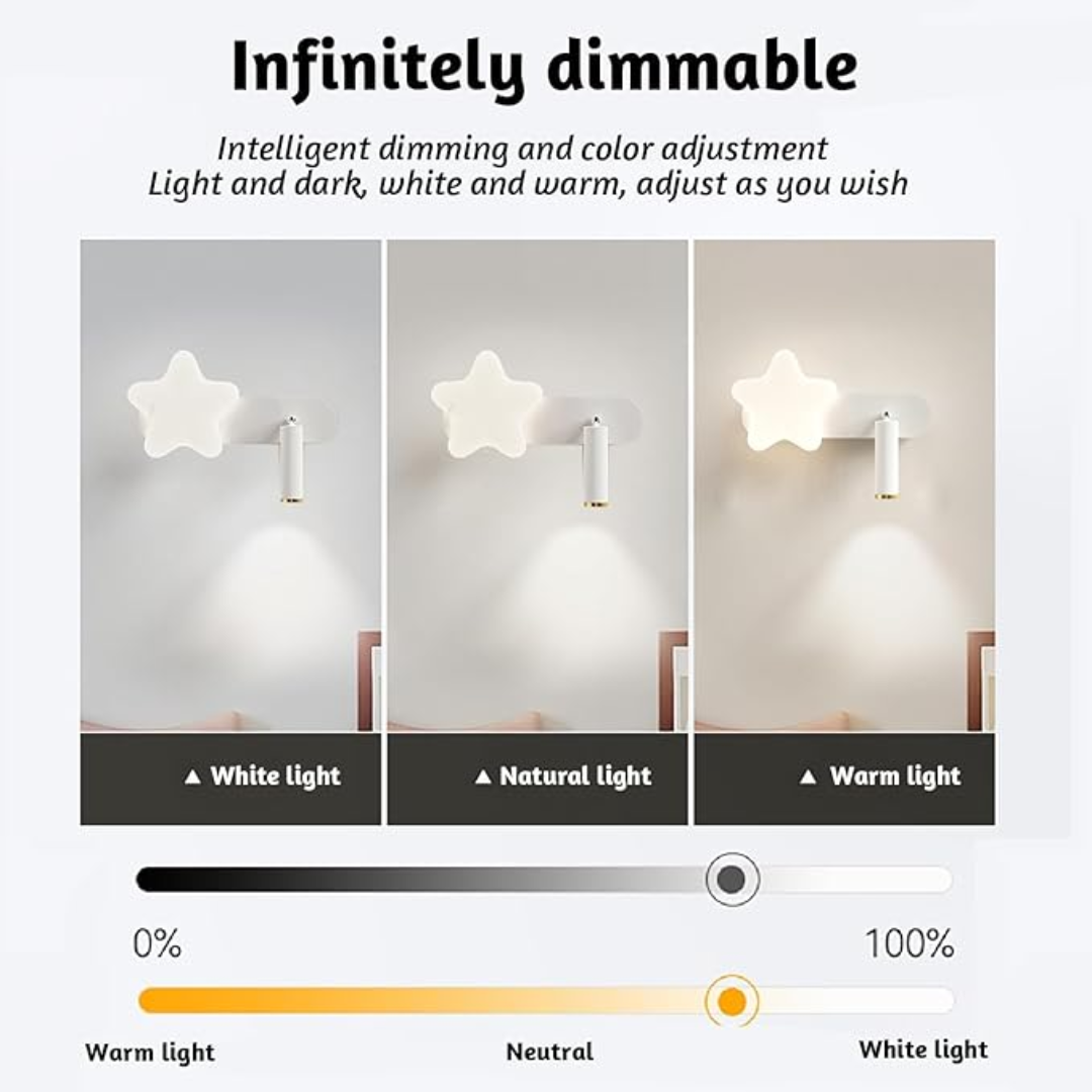 Lampada da Parete LED Dimmerab - Floating Nightstand With Led Light recensione e prezzo