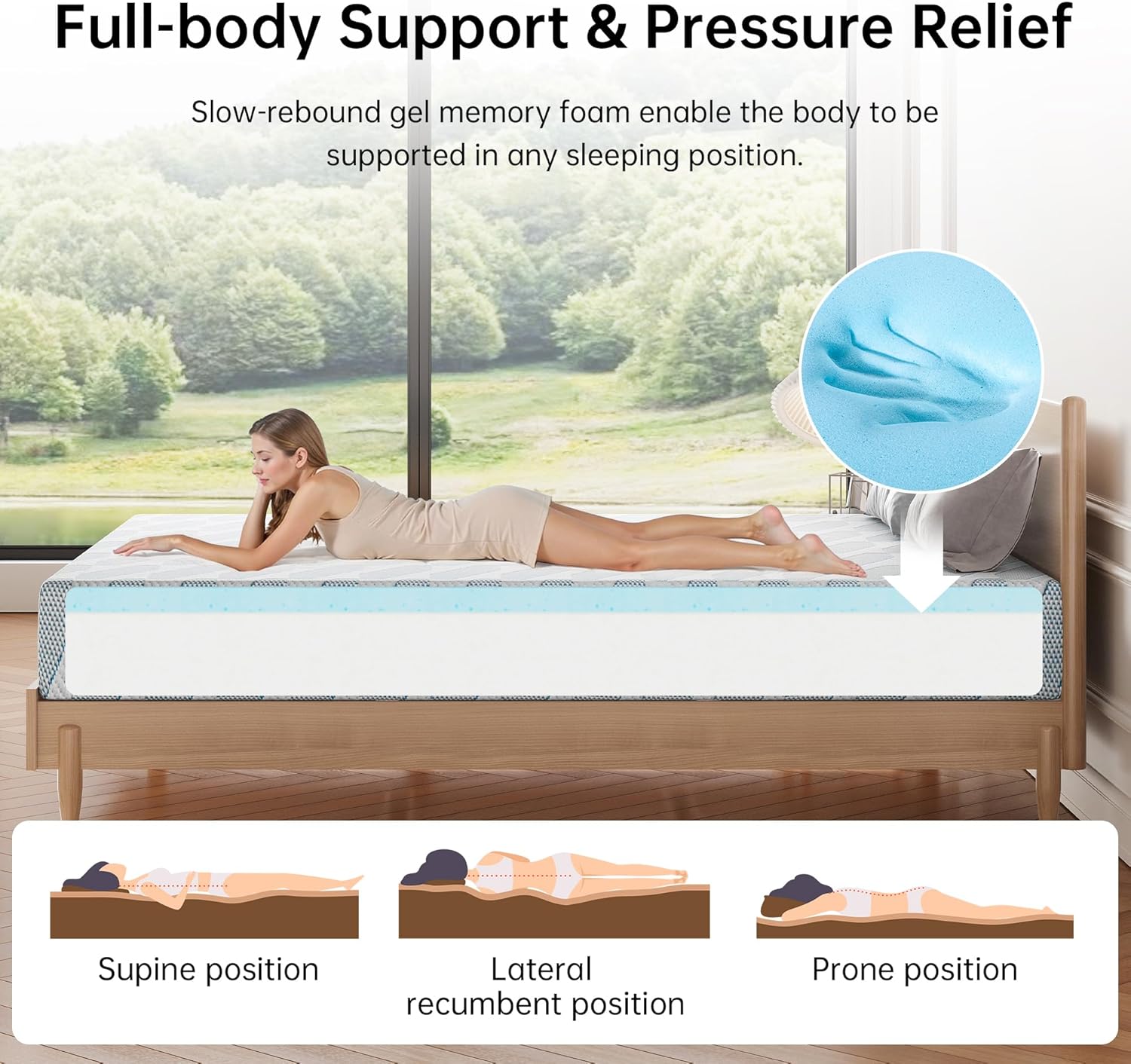 Materasso Queen Size Materasso - Memory Foam Mattress In A Box Queen recensione e prezzo