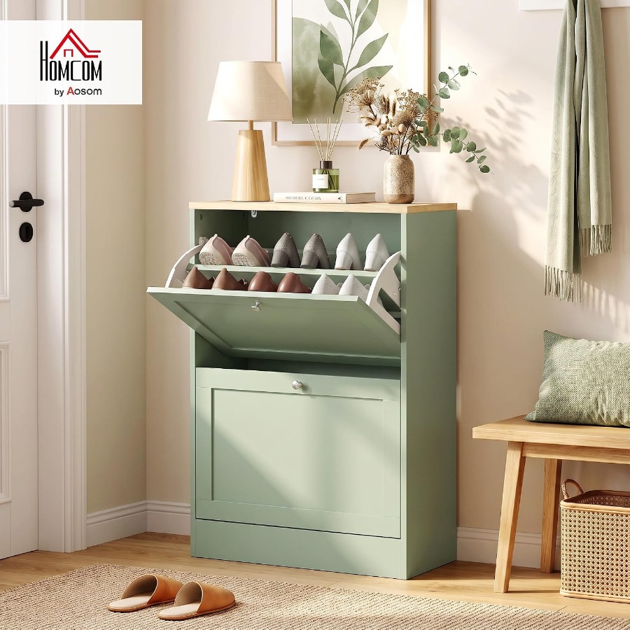 Mobiletto porta scarpe per l'i - Shoe Rack Cabinet Narrow Entryway recensione e prezzo
