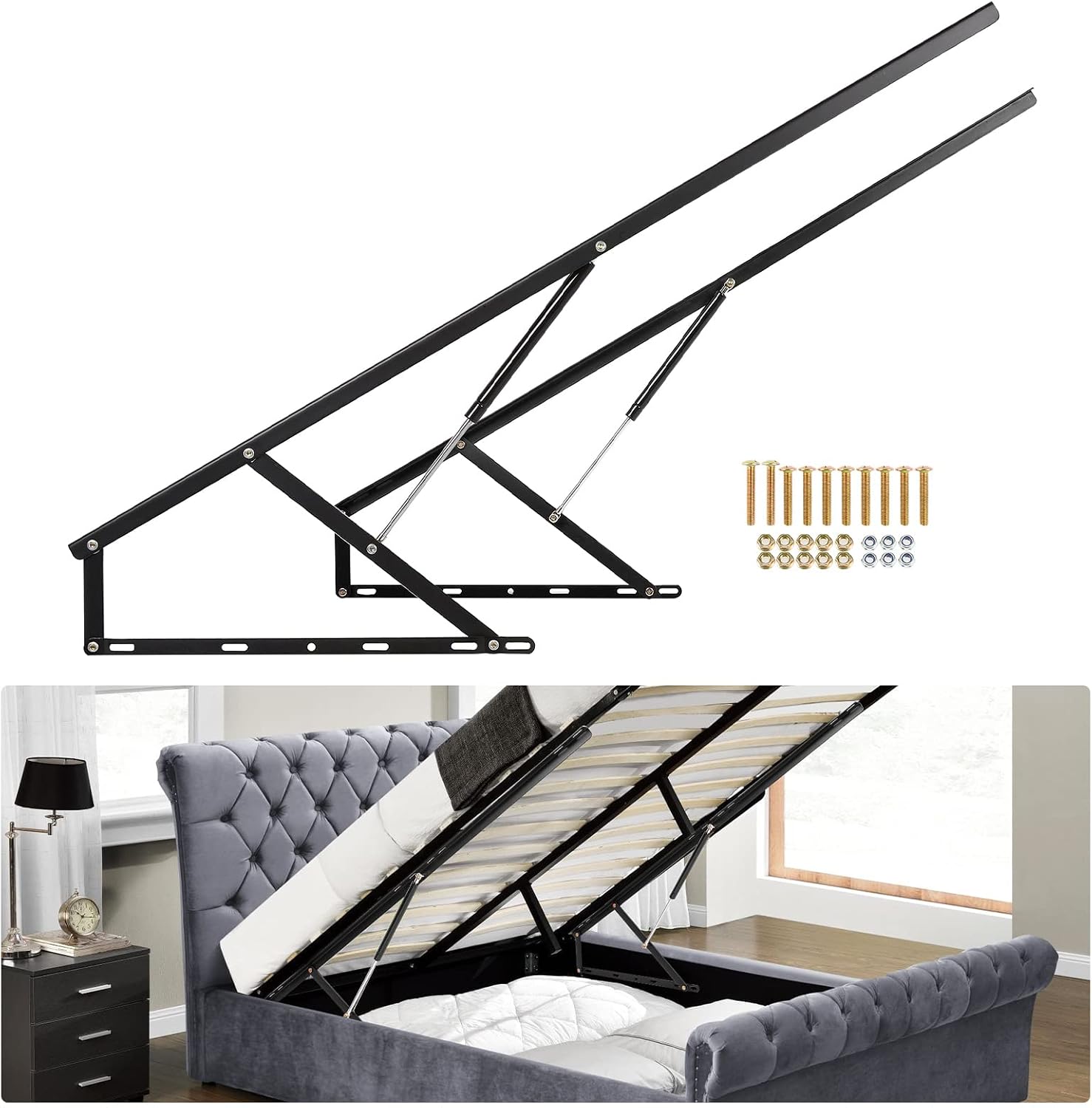 Meccanismo di Sollevamento Let - Gas Lift Storage Bed Hydraulic recensione e prezzo
