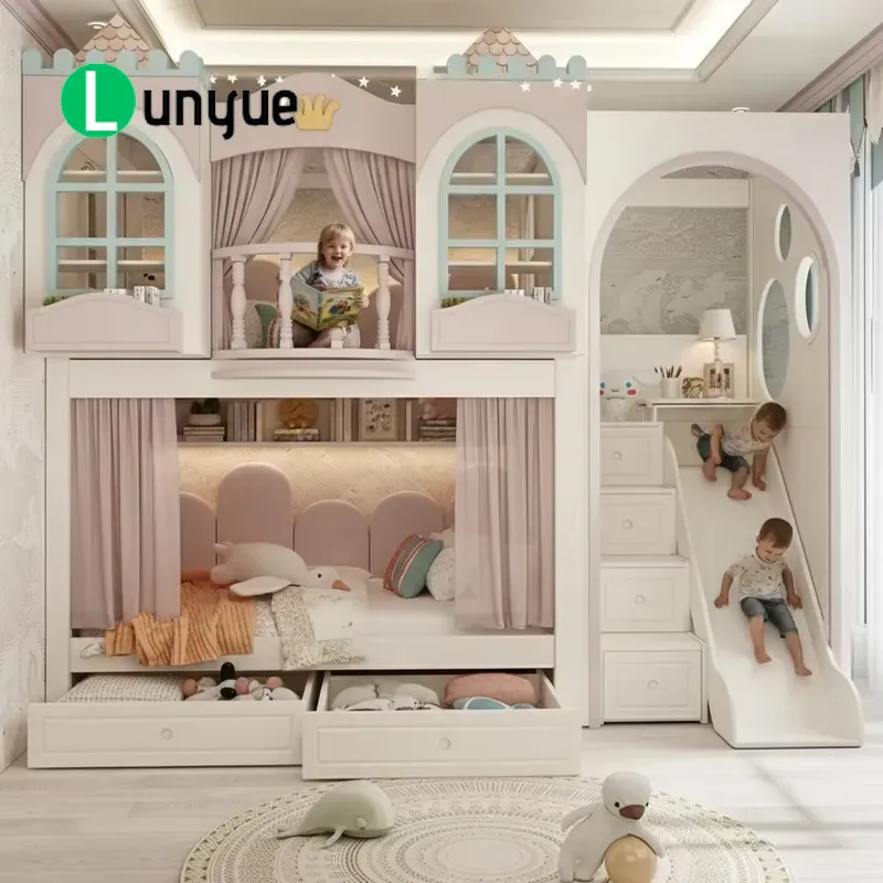 Letto a castello personalizzat - Bunk Bed With Stairs And Slide recensione e prezzo