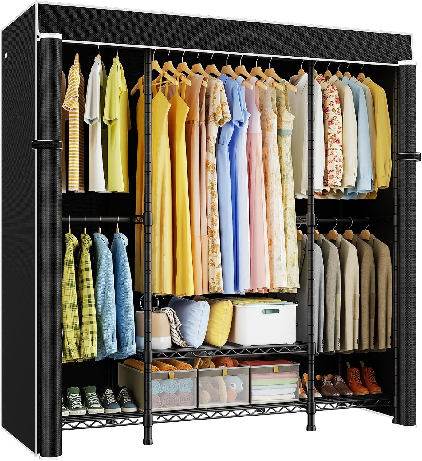 Armadio portatile E3C, robusto - Wardrobe Closet Portable Fabric Cover recensione e prezzo