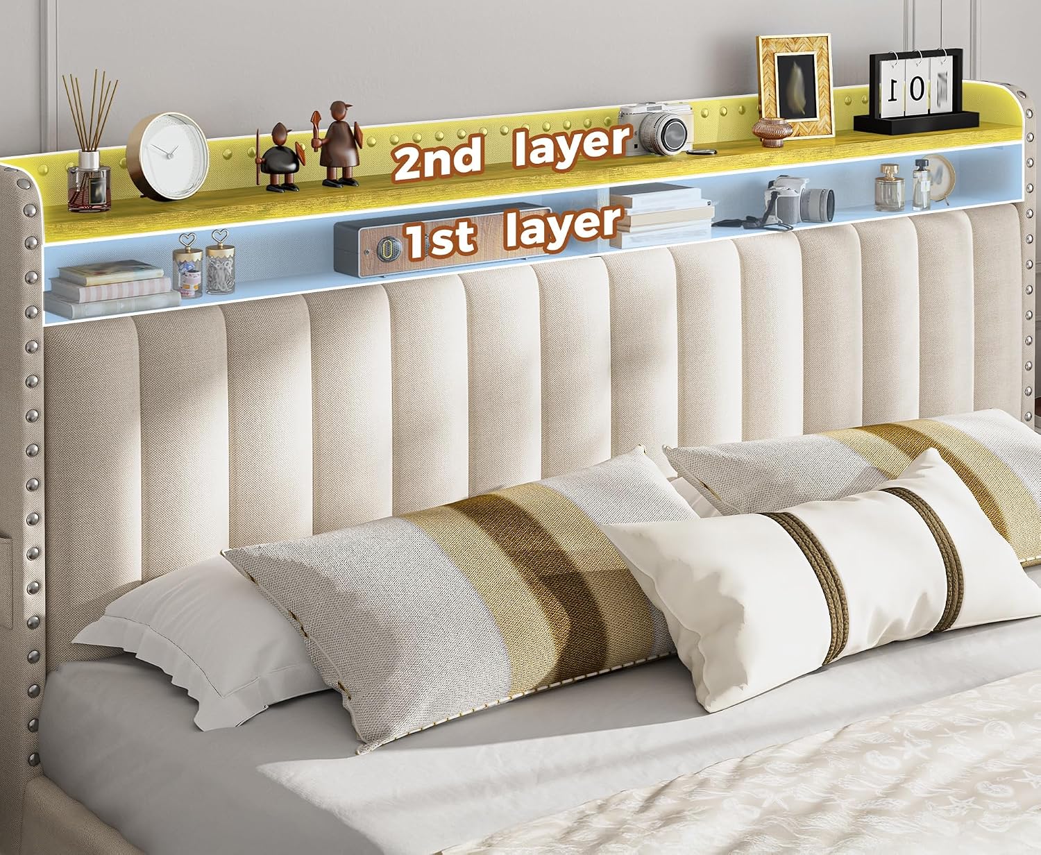 Letto matrimoniale con 4 casse - King Size Bed Frame With Storage Drawers recensione e prezzo